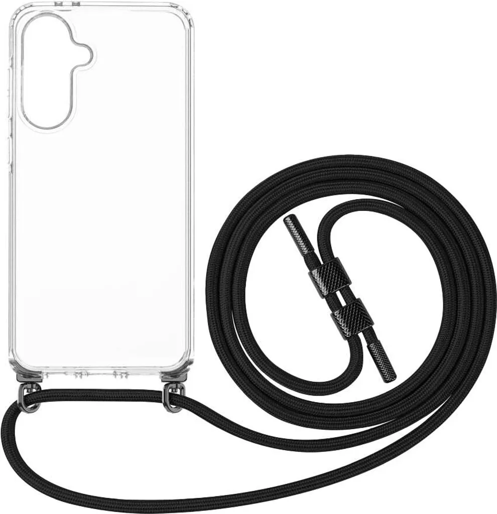 Coque cordon Samsung Galaxy A36 5G FIXED Pure Neck antichoc noire