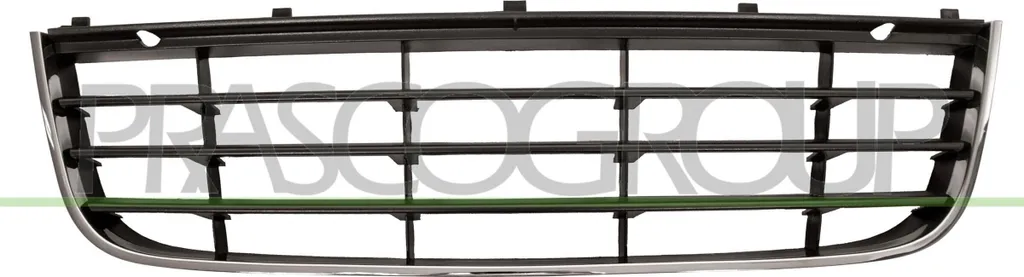 Grille de pare-chocs avant pour Jetta III - Grille d'aération 1K2 Noir