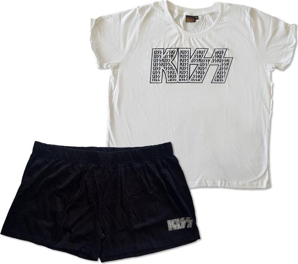 Kiss - Dámské pyžamo s kraťasy - letní RO8573 (L) Obrázek produktu 