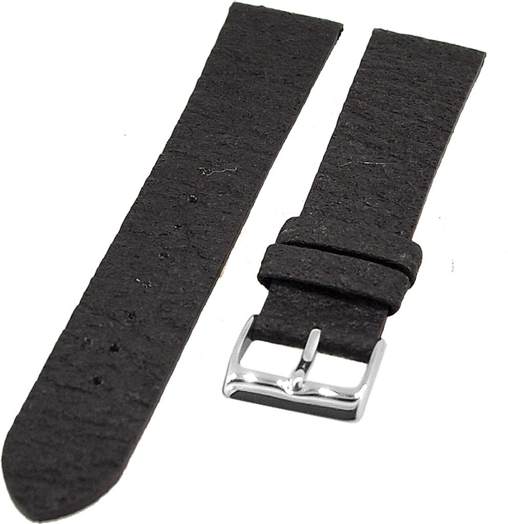 Uhrenarmband aus Ananasfasern VEGAN blau 18mm NEU
