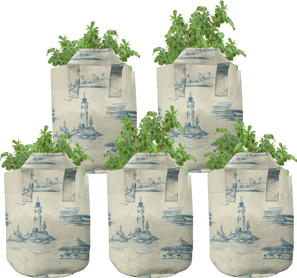 Sac de plantation en feutre 5 gallons avec poignées lot de 5 Leuchtturm