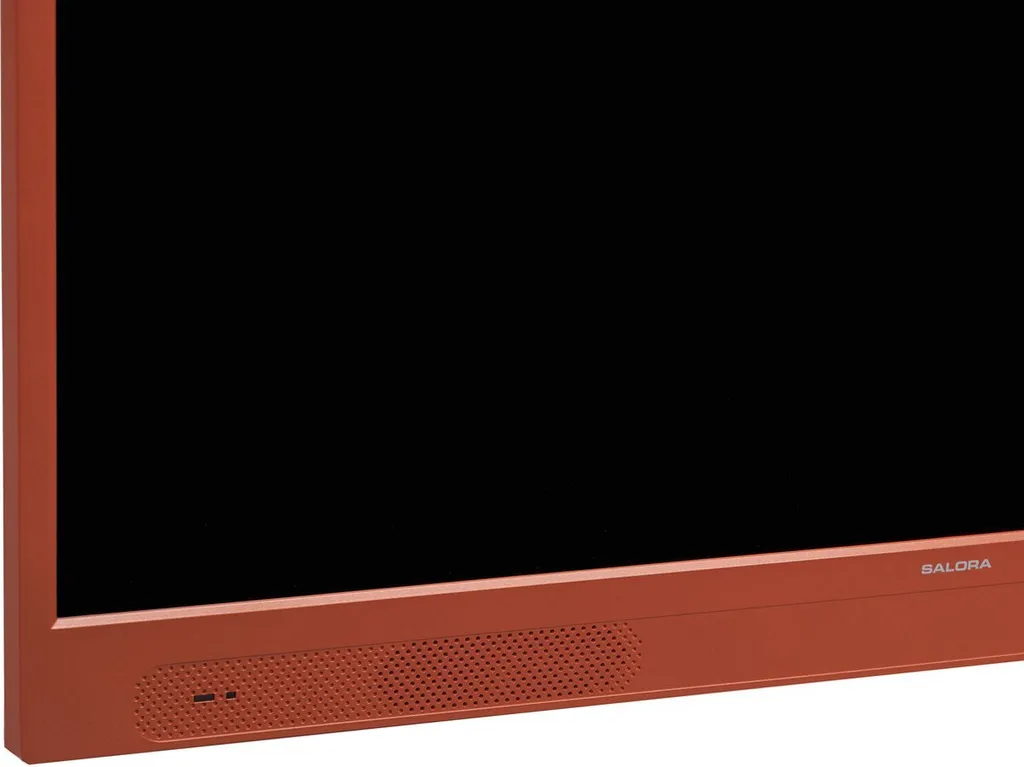 Smart TV HD Salora 32 pouces avec Wifi intégré et Châssis Orange Chic