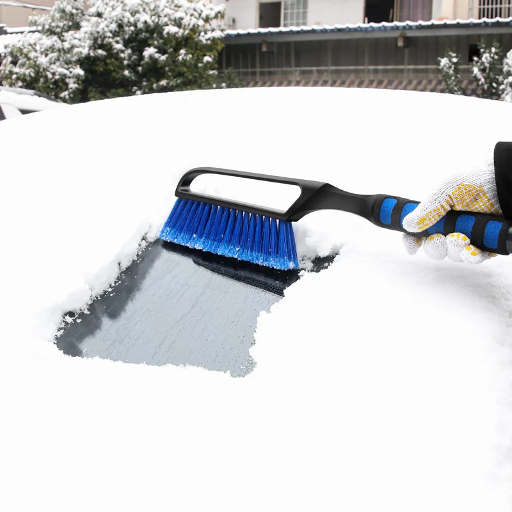 Kit spazzaneve Due 2 in 1 Raschietto per Ghiaccio, Spazzola da Neve per
