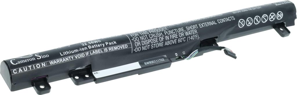 vhbw Akku kompatibel mit Lenovo Flex 2 14, 15D, 15, 15 inch, 14 inch, 14 20404, 15-D 20377, 15 20405 Notebook (4400 mAh, 7,4 V, Li-Ion)