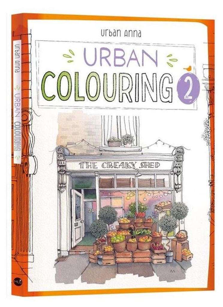Herausgeber Kluitman Urban Coloring 2 Malbuch