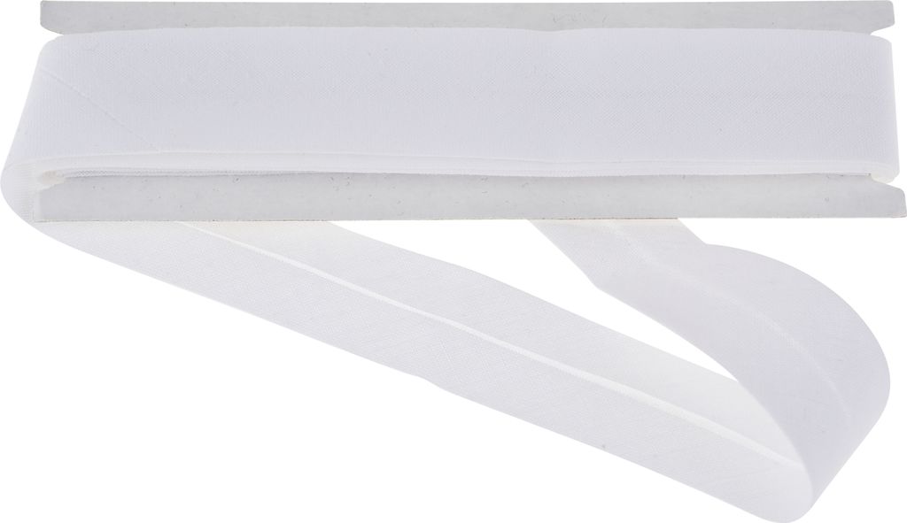 Rico Design | Schrägband 2cmx3m weiß Produktbild 