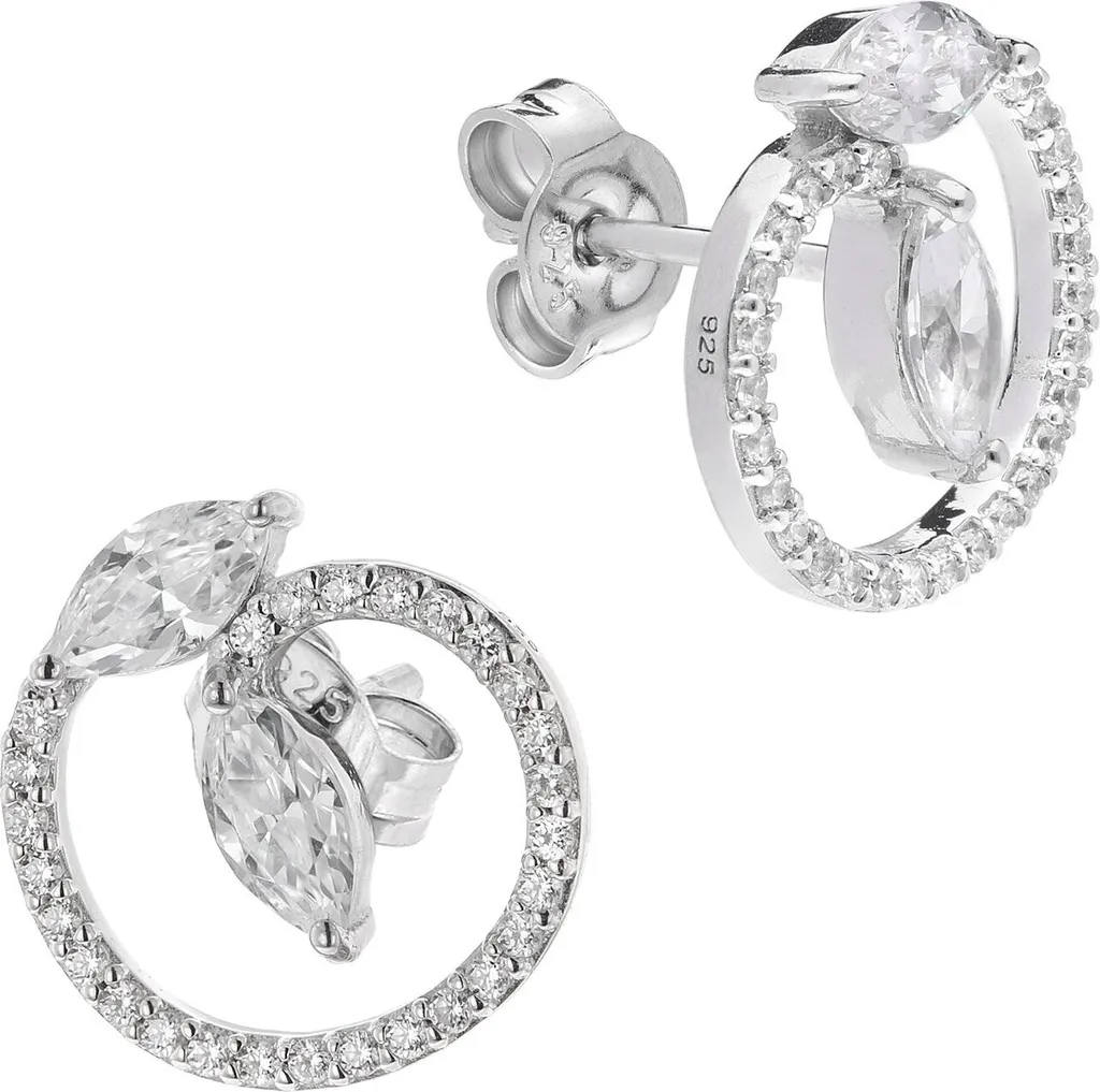 Boucles d'oreilles argent 925 Trendor 15148 hypoallergéniques femme