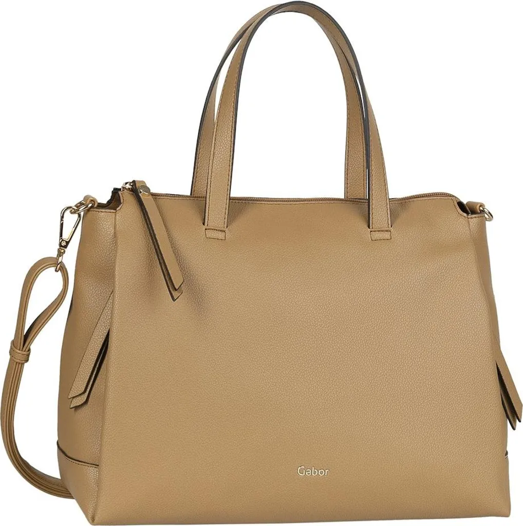 Fini le Désordre avec le Sac Gabor Jenny Zip Shopper M Camel et Braun