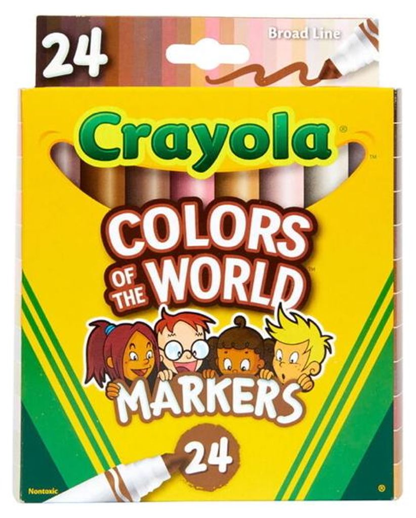 Crayola - Les couleurs du monde 24 ponta maxi Image du produit 