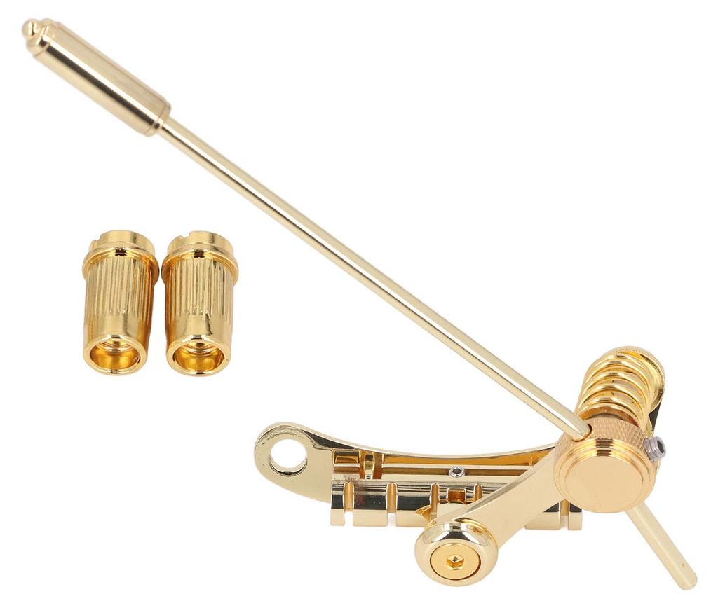 Gitarren-Saitenhalter-Tremolo-Ersatz, goldfarbene Aluminiumlegierung, Steg-Stopper-Tremolo