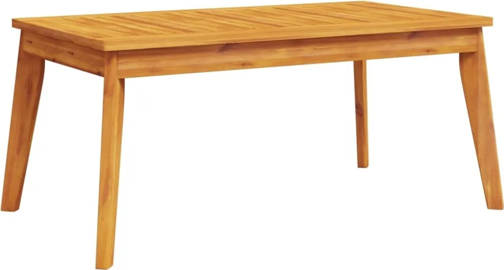 Tavolo da pranzo da giardino 100x55x45 cm in legno massiccio di acacia
