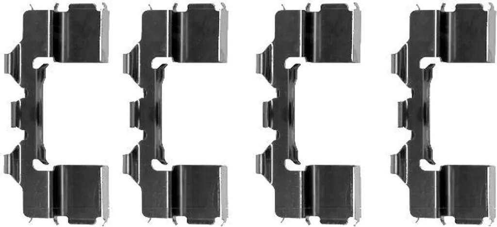 Jeu d'accessoires plaquettes de frein avant pour Nissan Navara et Ford