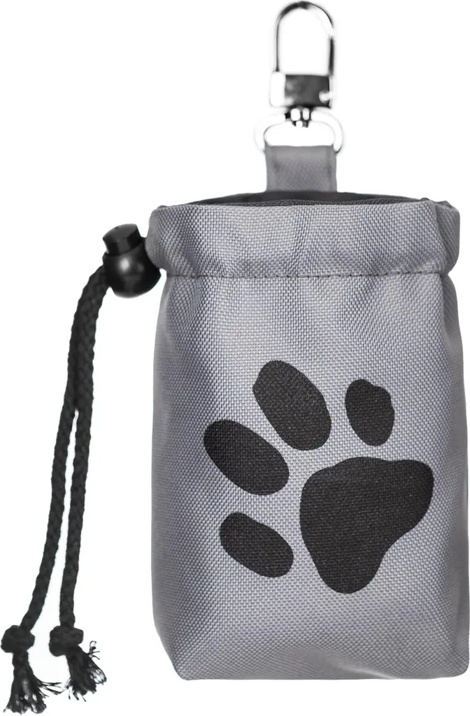 Borsa per il cibo del cane - Pratica borsa per gli spuntini per viaggiare, imparare e premiare gli animali domestici, 12 x 8 x 5 cm