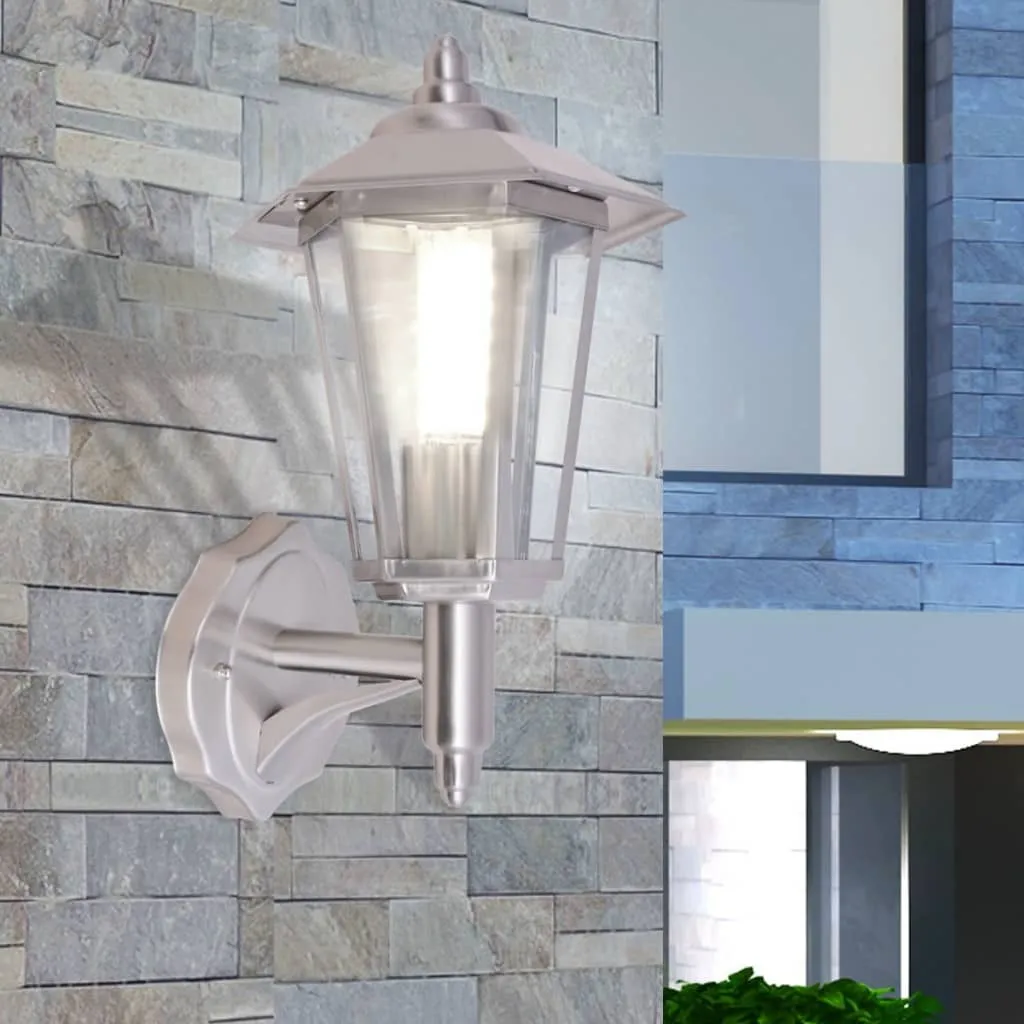 Lanterne extérieure verticale inox avec protection IP44 anticorrosion