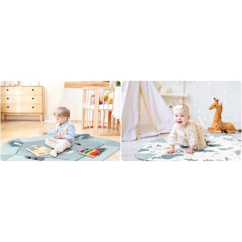 Tapis De Jeu Enfant Koala - 80x160 Cm - Antidérapant, Lavable, Non Toxique - Doux Et Sensoriel - Pour Chambre Et Salle De Jeux