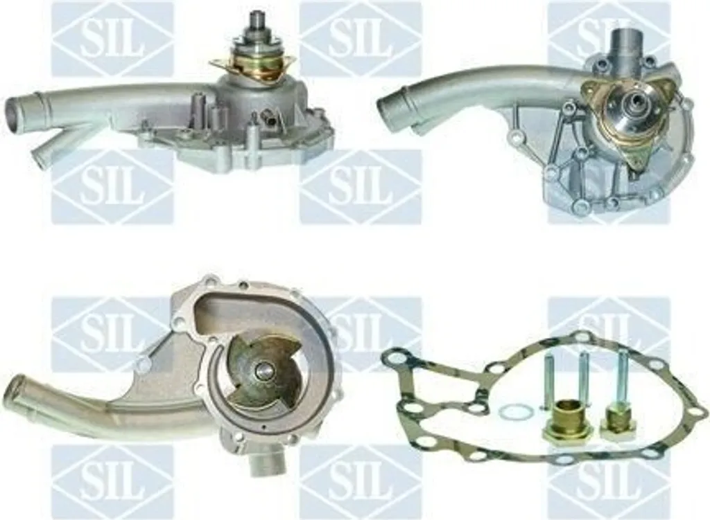 Pompe à eau PA561 Saleri SIL haute durabilité pour Mercedes W201 190