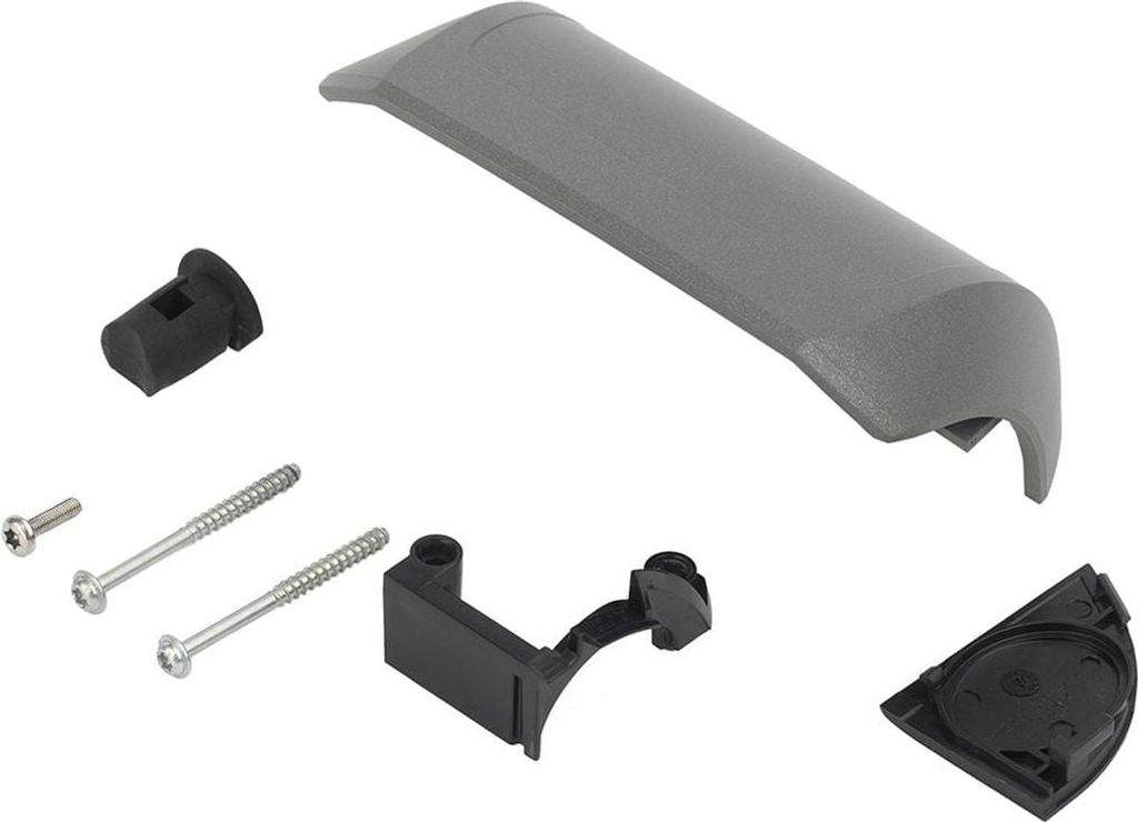 Bosch Akkuhalter-Kit Gepäckträgerakku, platinum - sichere Montage in moderner...