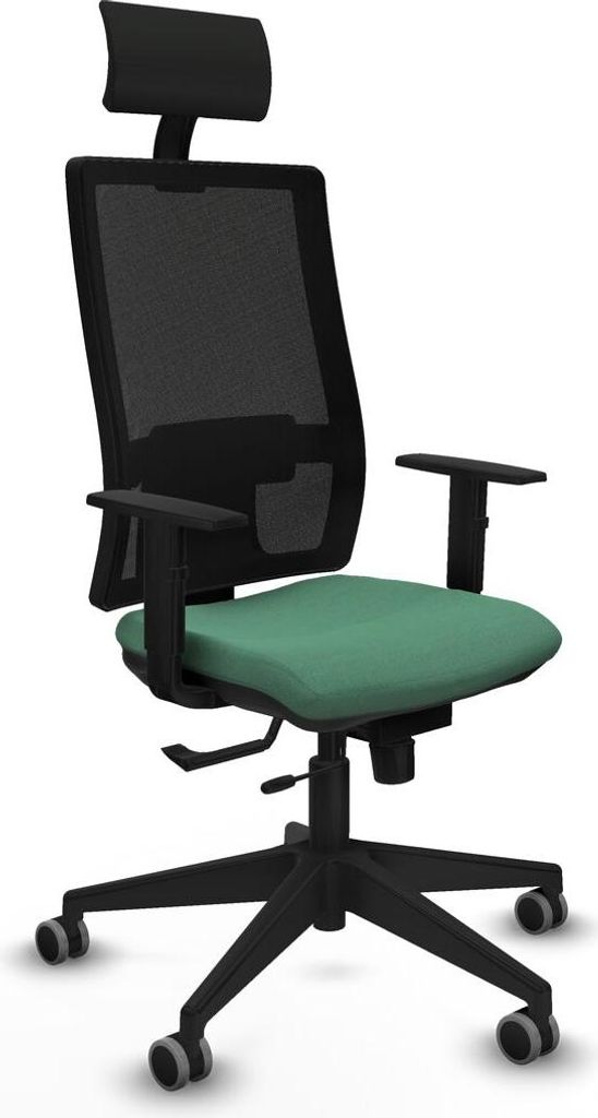 Bürostuhl mit Kopfstütze Piqueras y Crespo 1D066G1 Smaragdgrün
