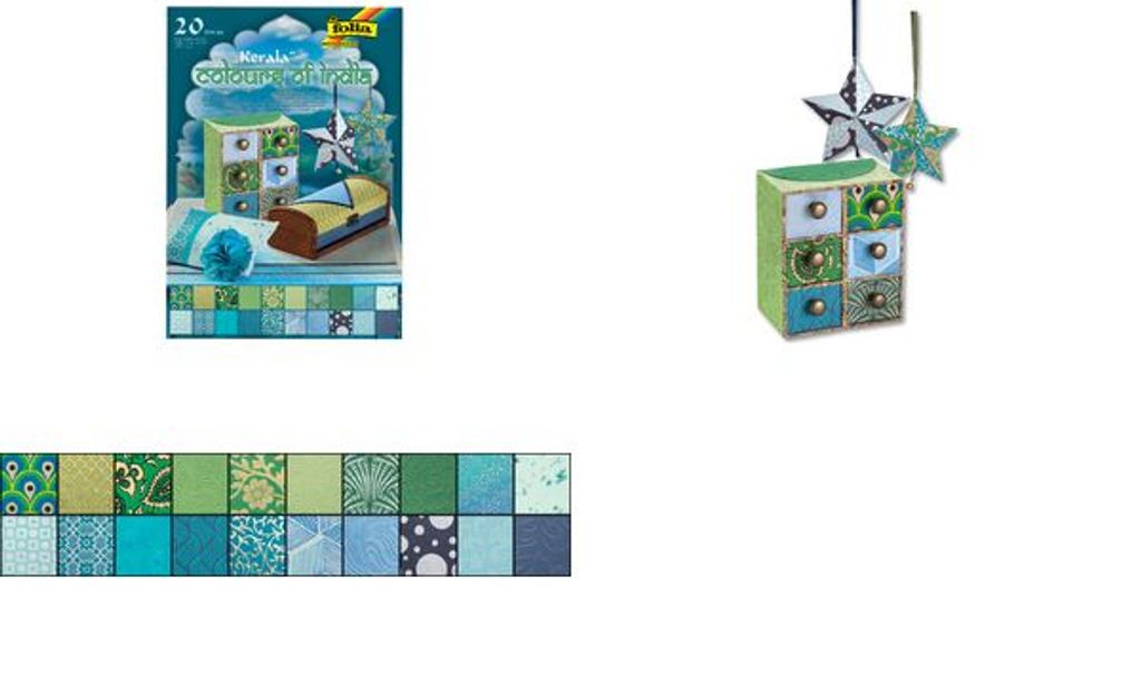 folia Naturpapierblock "KERALA", DIN A4, 20 Blatt