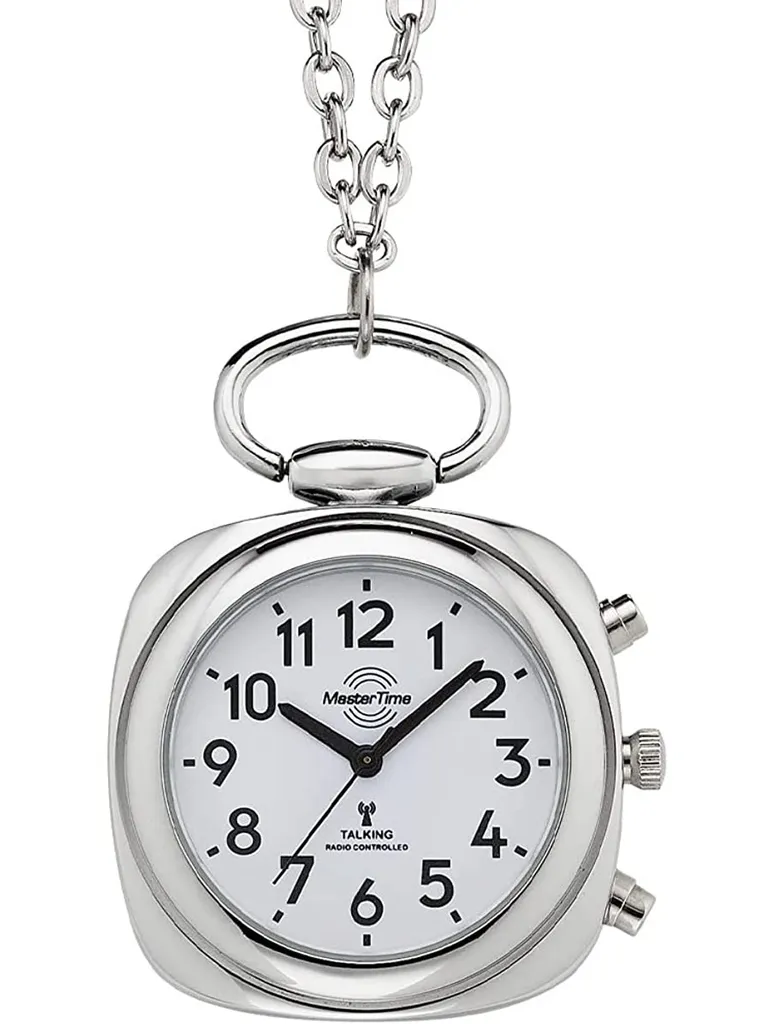 Master Time MTUA-10810-12M Horloge radiopilotée pendentif en acier