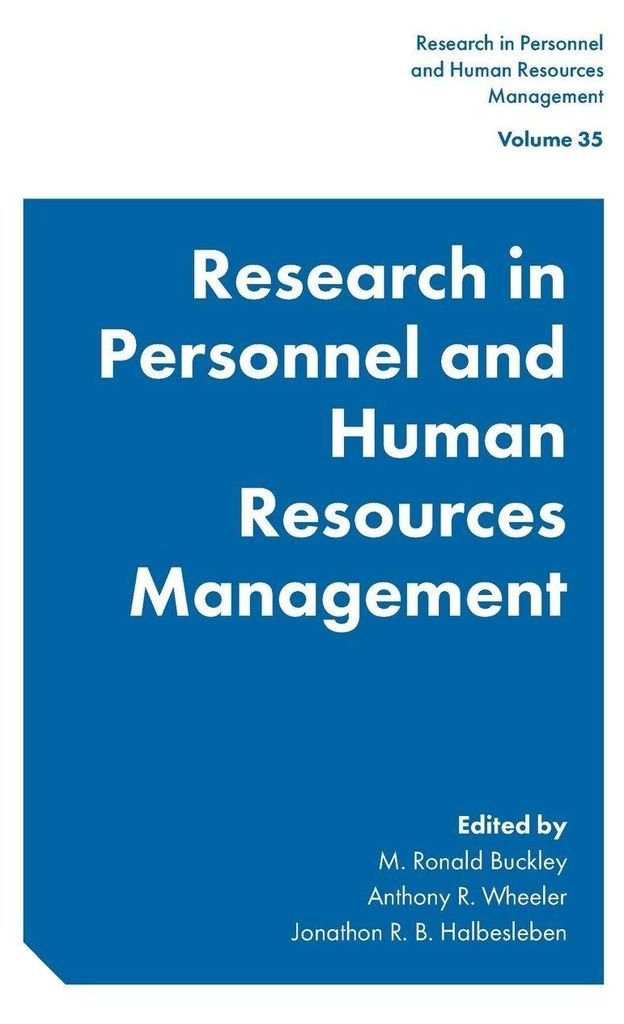 Research in Personnel and Human Resources Management