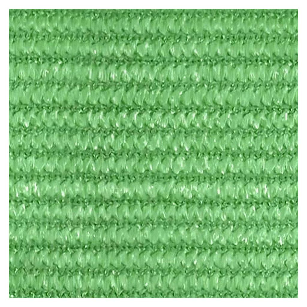 Terrassenschirm, Sonnensegel 160 g/m² Hellgrün 4x5x5 m HDPE für Außenbereiche