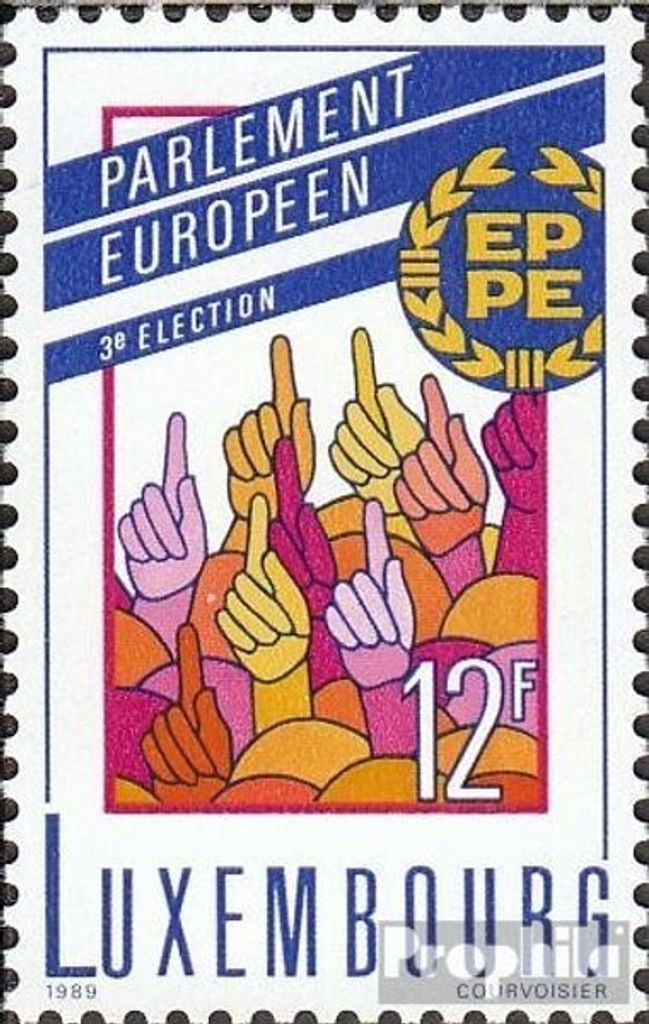 Briefmarken Luxemburg 1989 Mi 1223 (kompl.Ausg.) postfrisch Europäisches Parlament