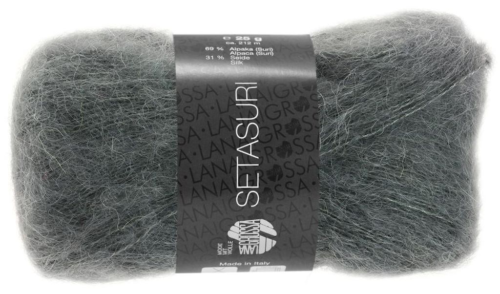 Lana Grossa - Setasuri 0018 anthrazit Produktbild 