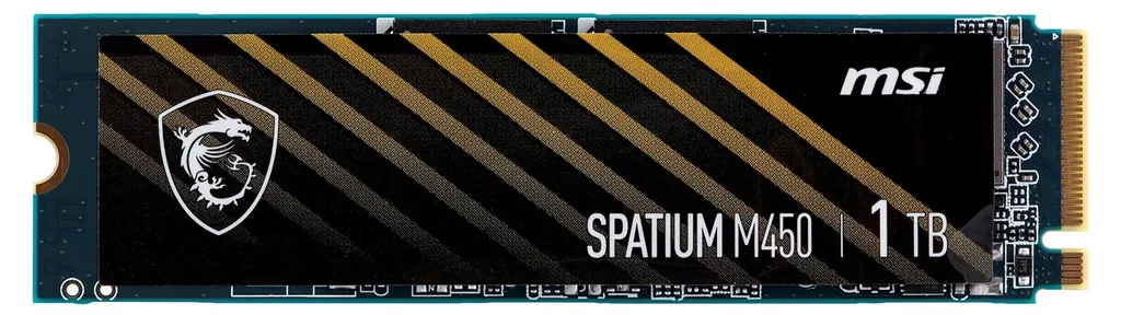 SSD Interne 1TB MSI Spatium M450 M.2 NVMe PCIe 4.0 pour PC et Laptop