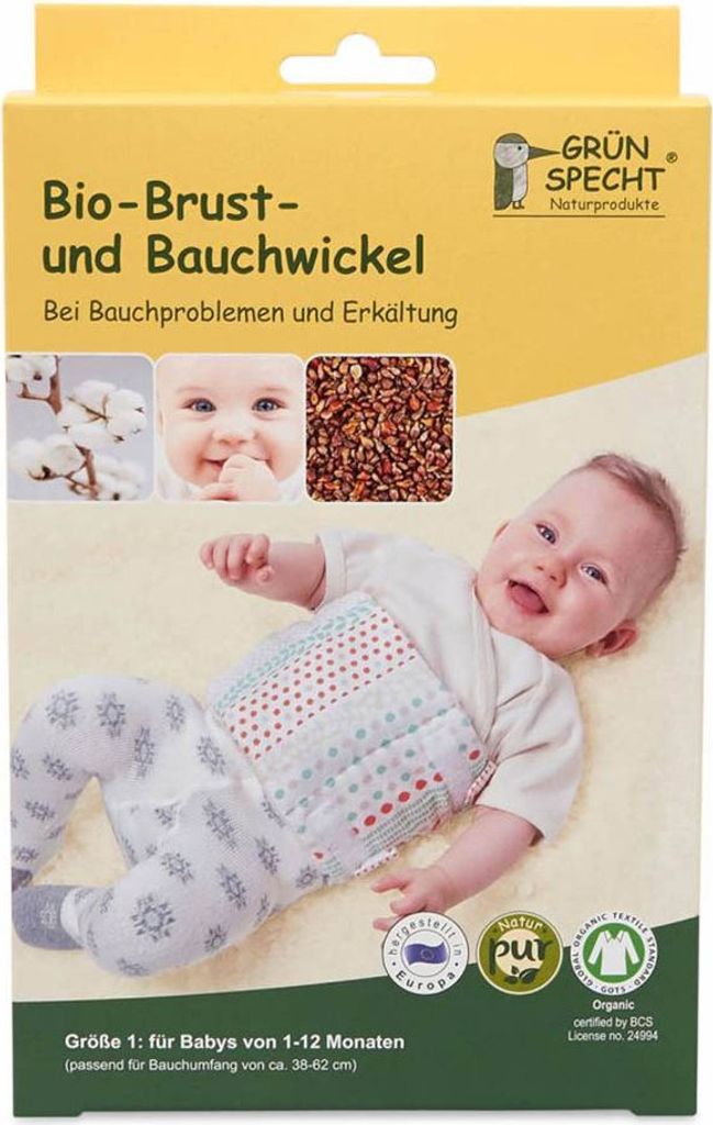 Baby Brust- & Bauchwickel 1 (1-12 Monate)