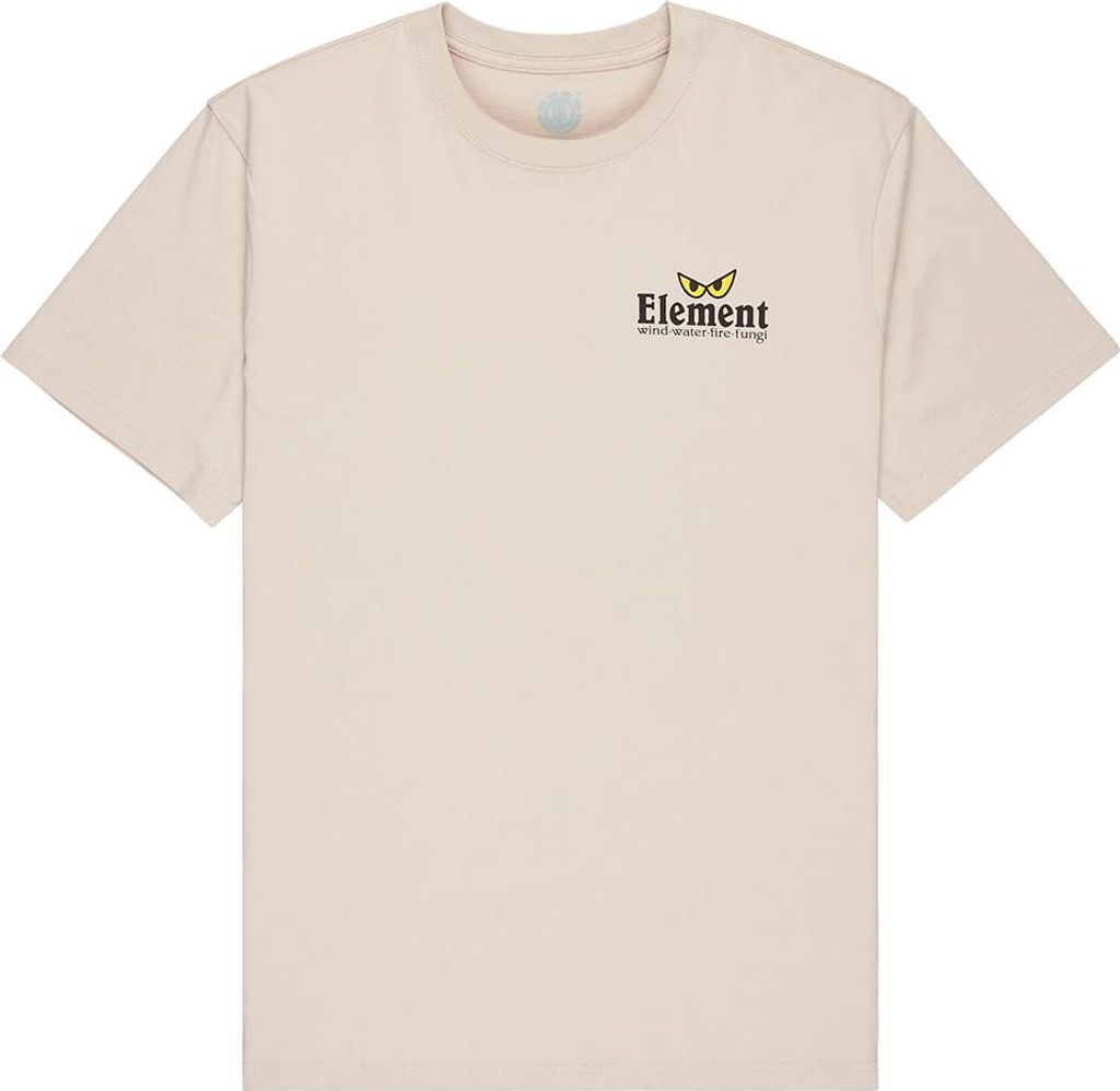 Element Midnight Kurzarm-t-shirt Beige M Mann Beige M