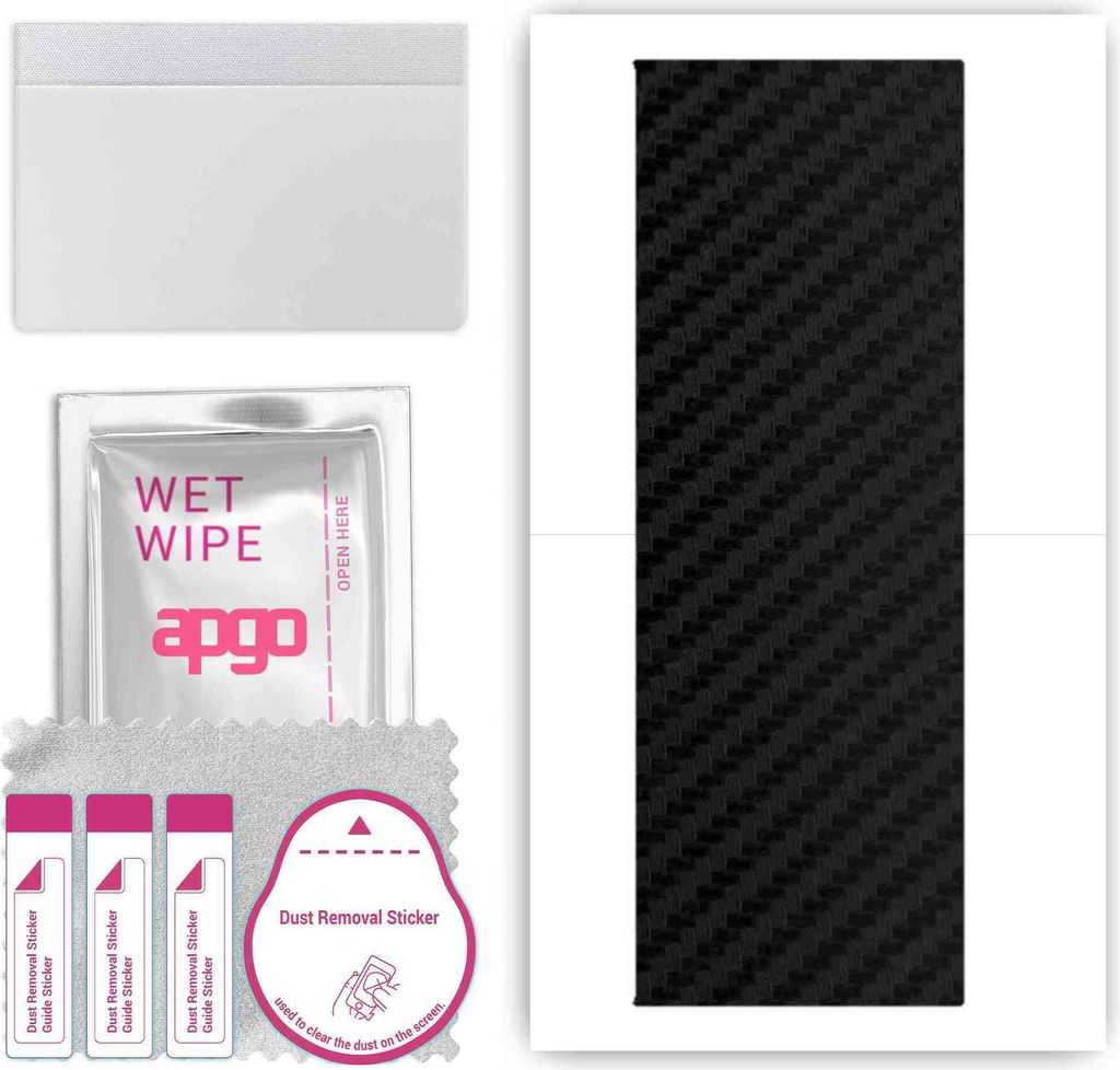 apgo Rückseite Schutzfolie, Skin, kompatibel mit Huawei Mate Xs, Hinten Displayschutzfolie aus Vinylfolie, kratzfest, einfache Montage - Schwarzer...