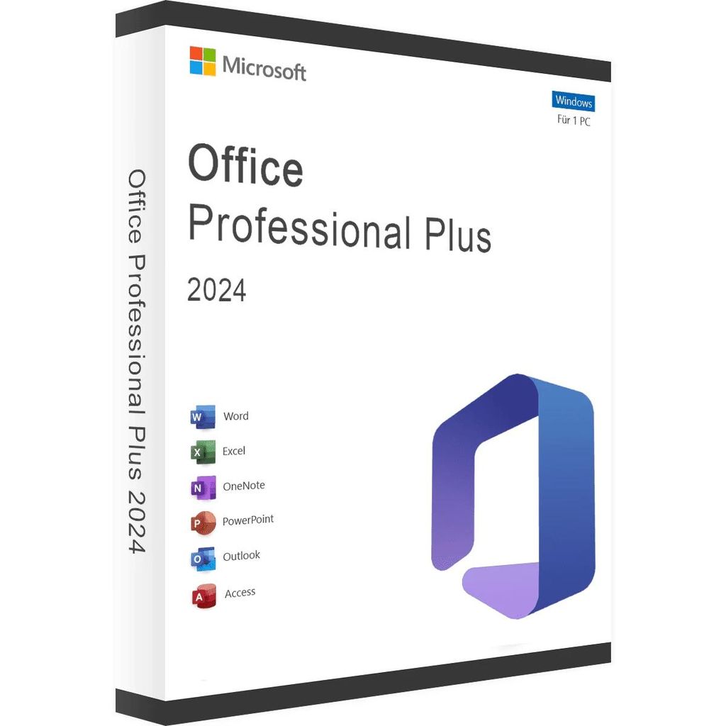 Microsoft Office 2024 Professional Plus – Vollversion für 1 Produktbild 