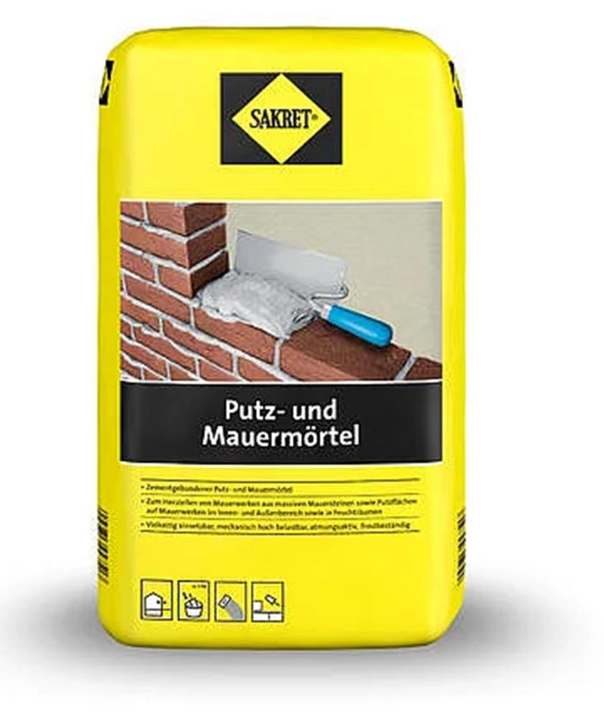 SAKRET Putz-/Mauermörtel BM-PM 10 kg Produktbild 