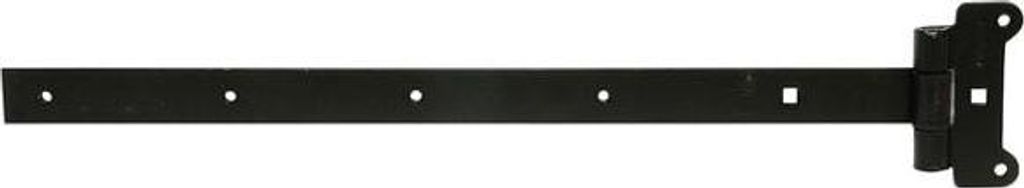 Festonierte Türangel mit quadratischem Ende THIRARD - 300 mm - schwarzes Epoxid - 951110