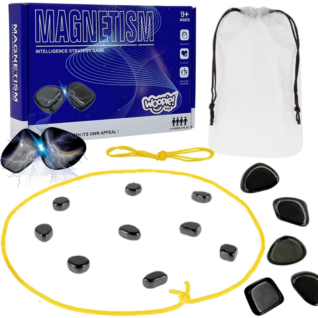 WOOPIE Gioco con pietre magnetiche su cordino, 20 pezzi Immagine del prodotto 