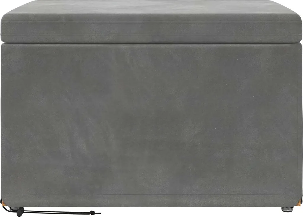 Sgabello vidaXL 60x40x40 cm Velluto Grigio | Robusto e Professionale - 4