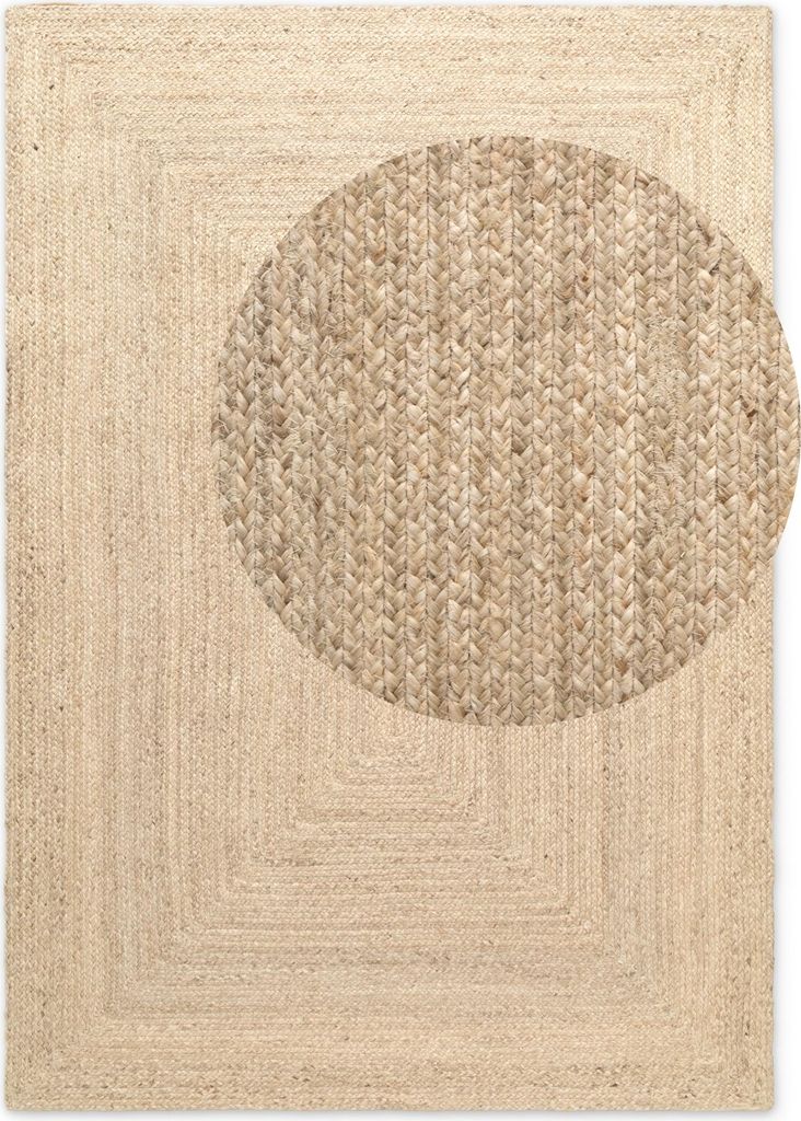 Hanse Home Juno Jute Teppich Juno Natur Weiß Produktbild 