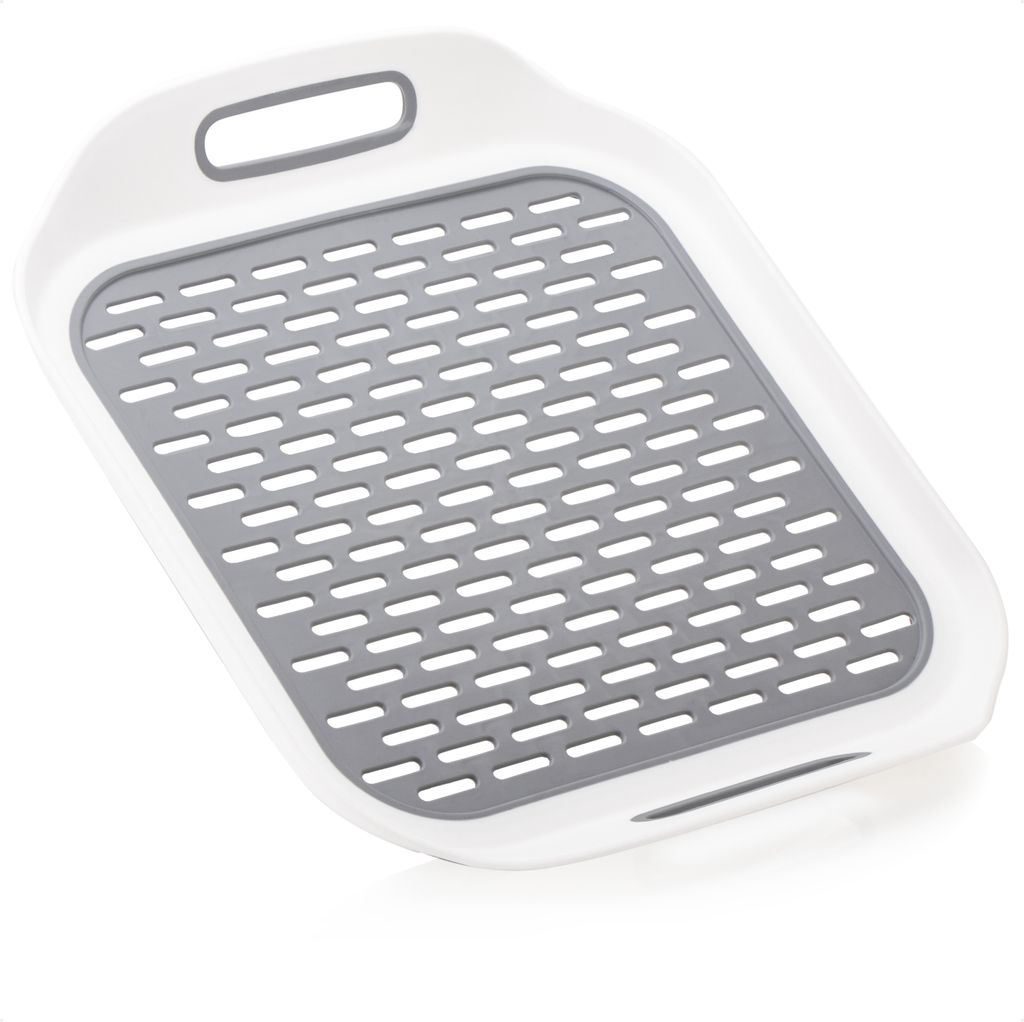 com-four Spülbeckeneinlage mit Griffen - Einlage für die Spüle - Spülbeckenmatte eckig - Abtropfeinlage - Einlage für Spülbecken schützt d...