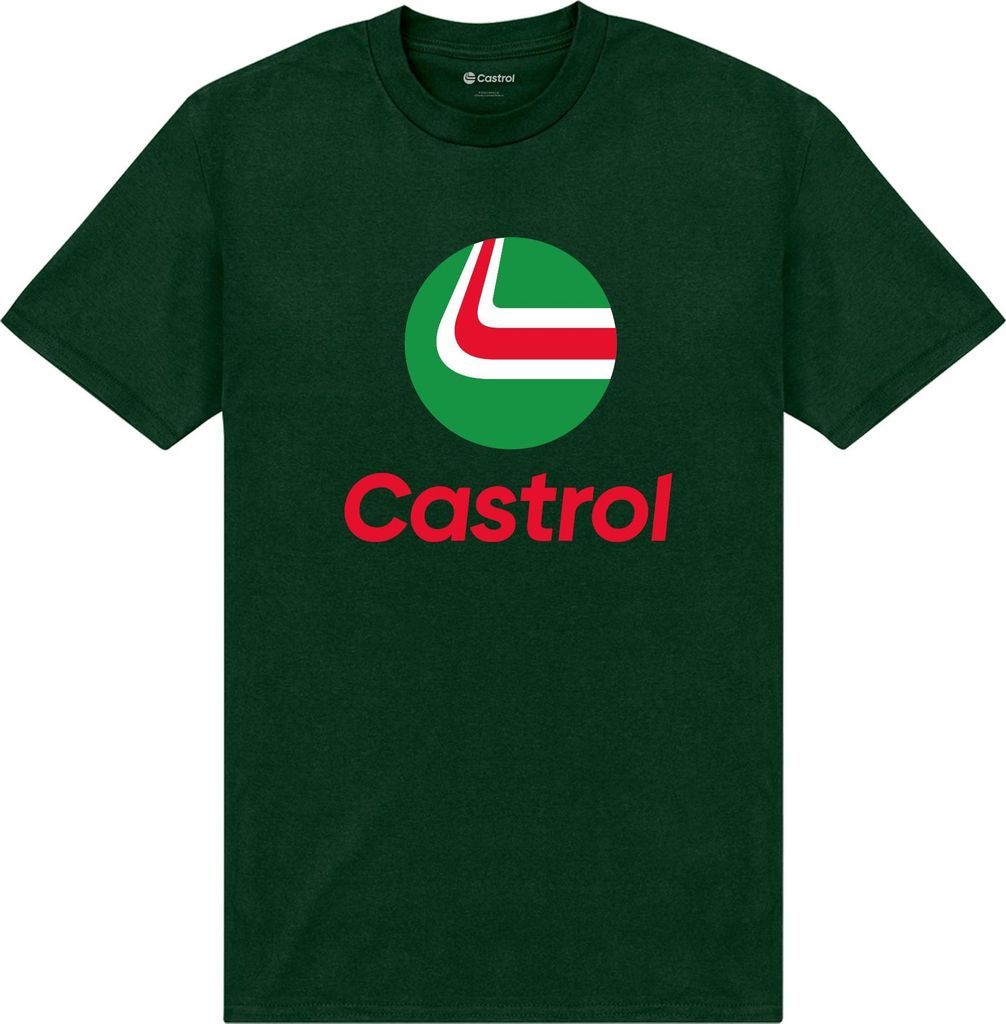 Castrol - T-Shirt für Herren/Damen Uni PN205 (L) (Dunkelgrün)