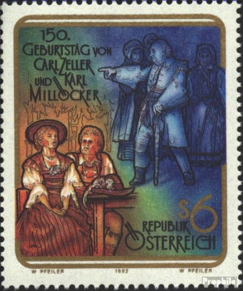 Briefmarken Österreich 1992 Mi 2060 (kompl.Ausg.) FDC Sondermarken