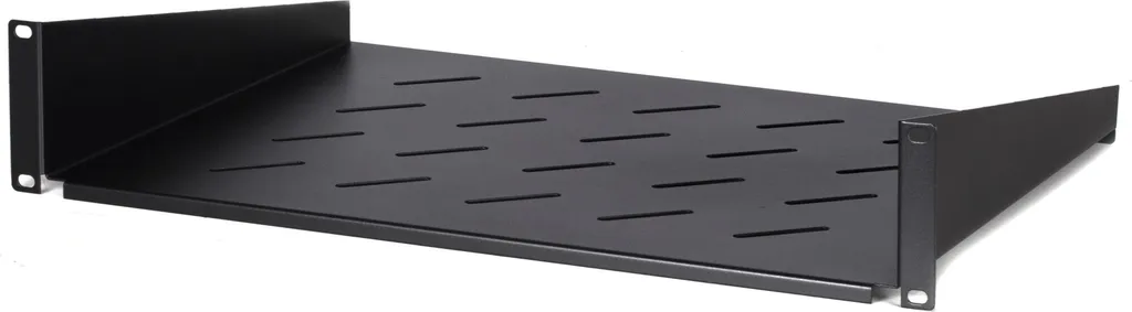 Tablette 2U ventilée pour stabiliser vos appareils en baie de 450 mm