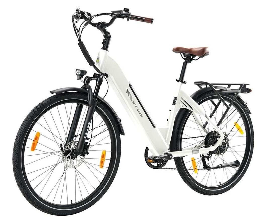 Elektrofahrrad - City-Pendler E-Bike - 71 cm Laufräder - 36V 250W Bürstenloser Motor - Drehmomentsensor - Hydraulische Bremsen - >60 km Reichweit...