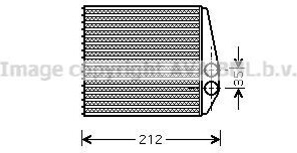 PRASCO OLA6354 - OE 09196140 Wärmetauscher, Heizung für Combo, Combo Tour, Corsa C (X01), Tigra Twintop (X04)