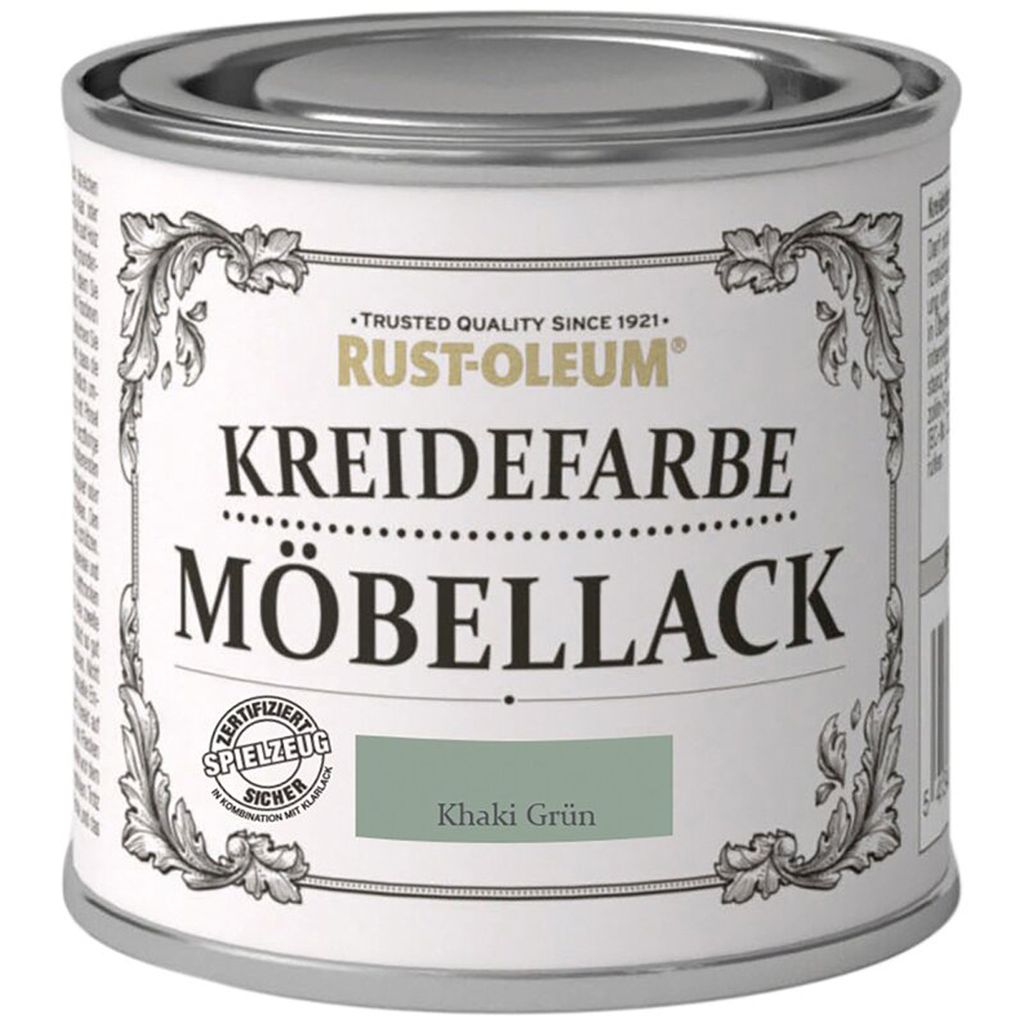 Rust-Oleum Kreidefarbe Möbellack 125 ml khaki grün Produktbild 