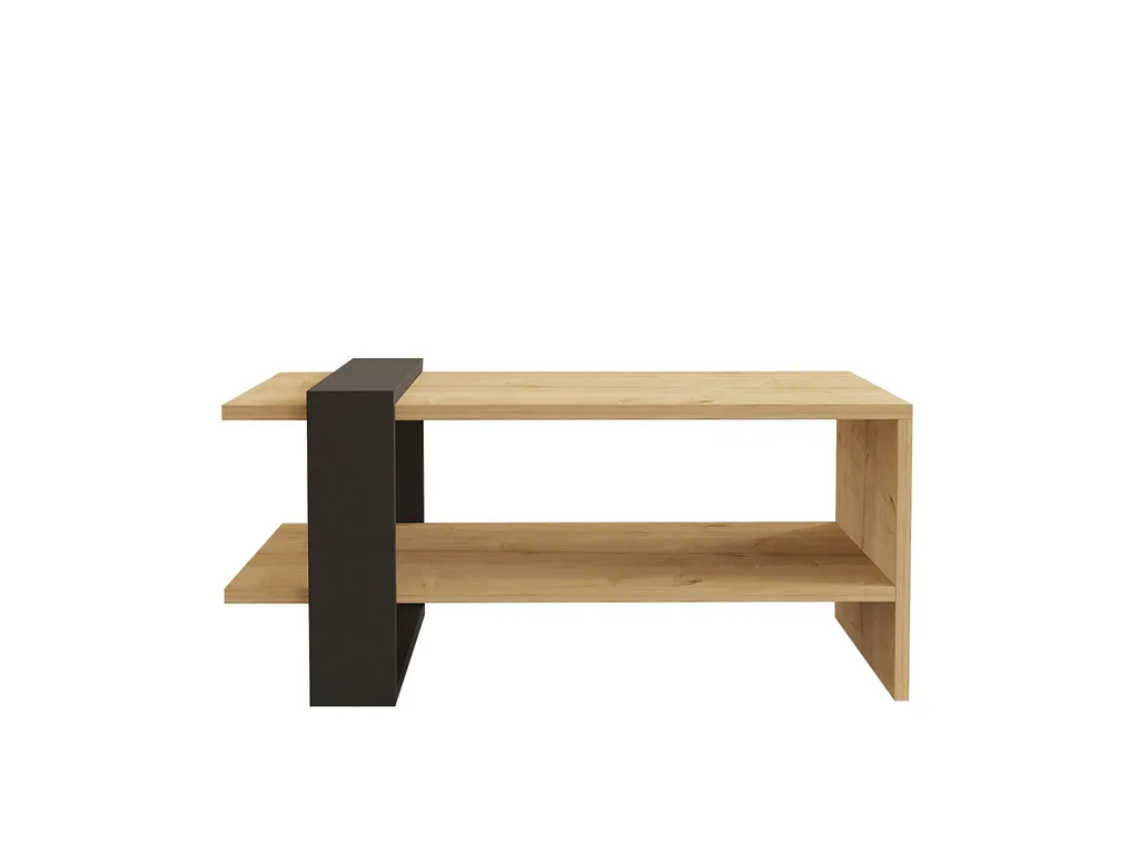 Table Basse Rectangulaire Anthracite Yonca pour Salon Contemporain