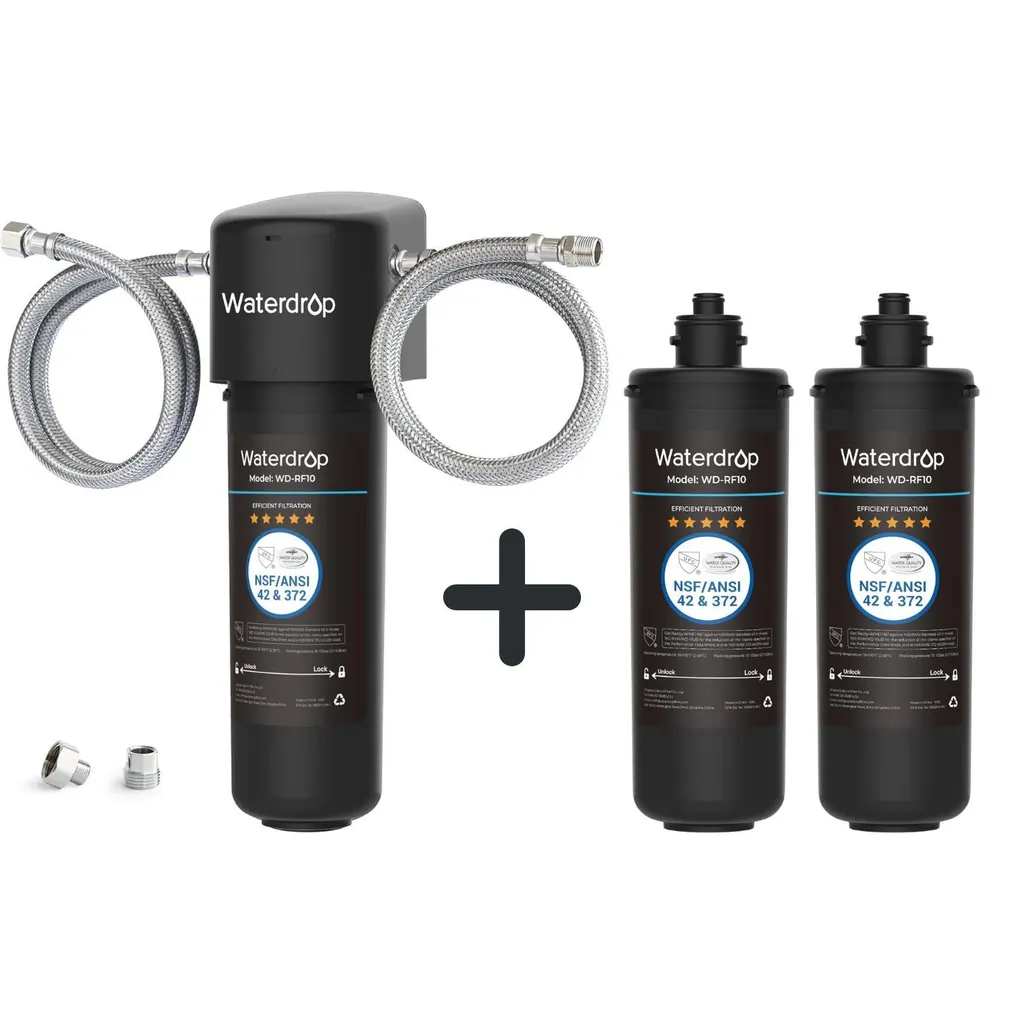 Éliminez le Goût de Chlore : Filtre Eau sous Évier Waterdrop 10UA Kit
