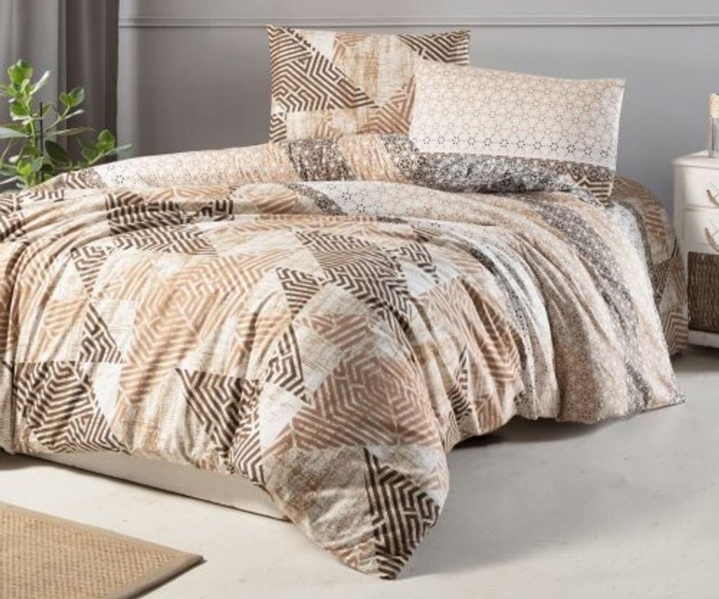 Povlečení francouzské krep 200x200, 70x90 Espera natur Obrázek produktu 