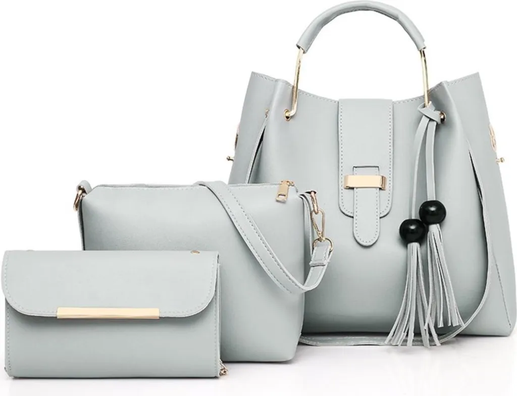 Esclusiva Permani Krista TRB9121GREY | Borsa a Mano Pelle Grigia - 1