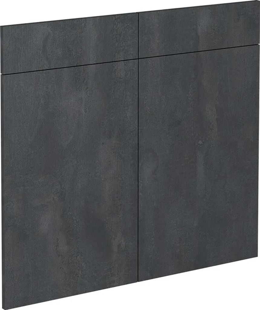 Façade Vicco R-Line Béton Noir : remplacez vos tiroirs de cuisine